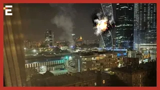 💥ВИБУХИ В МОСКВІ: столицю РФ знову атакували невідомі безпілотники