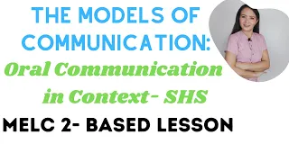 The 3 models of Communication in English| Oral Communication in Context-Senior High School