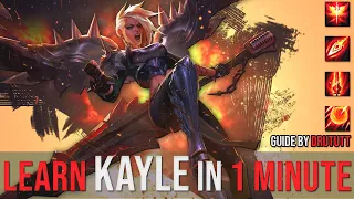 LEARN KAYLE IN 1 MINUTE WITH THIS GUIDE