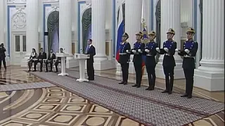 Anthem of Russia 2009 - President Dmitry Medvedev of Russia Speak 12 November 2009