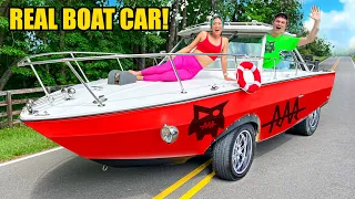 I Spent $12,000 On a BOAT CAR!!