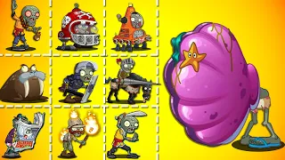 SHELL Zombie Vs All Zombies in China Version - Who Will Win? - PvZ 2 Zombie vs Zombie