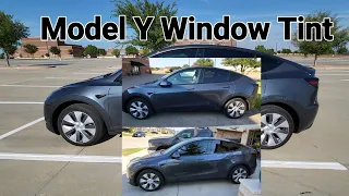 2022 Model Y 15% and 30% XPEL XR Plus Window Tint