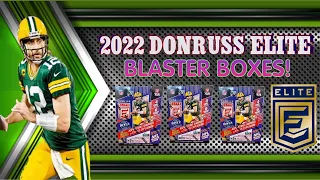 2022 Donruss Elite Football Blaster Boxes. Awesome Low Budget Retail Product!