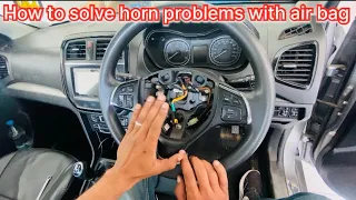 How to solve horn problem and air bag (BREZZA)