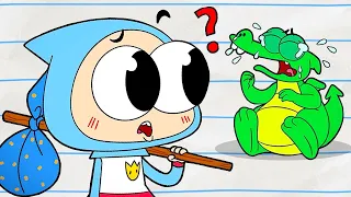 Boy Finds A Baby Dragon! | Boy & Dragon | Cartoons for kids | Wildbrain Toons