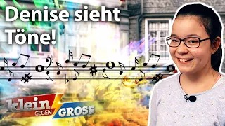 Sie hat ein absolutes Gehör und sieht Töne in Farben! | Klein gegen Groß