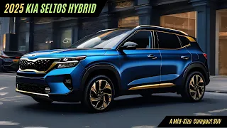 2025 Kia Seltos Hybrid Reveal- A Mid-Size Luxury Compact SUV #kiaseltos