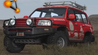 BeamNG.Drive Mod : Toyota Land Cruiser 100 (Crash test)