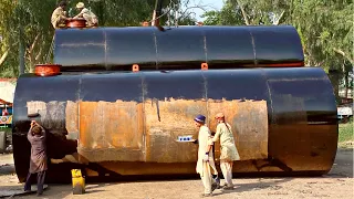 20000 liter tank manufacturing for petrol ⛽ station Underground fuel storage || Jk Technology