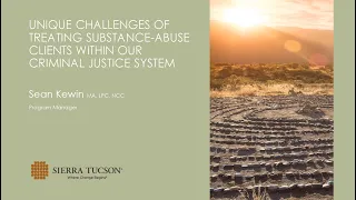 Unique Challenges of Treating Substance abuse Clients Within Our Criminal Justice System 1CE