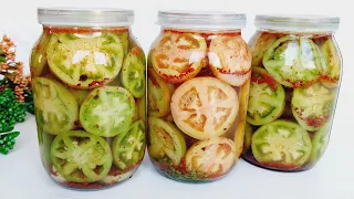 You have NEVER SEEN anything tastier! My Husband LOVES THESE TOMATOES! Delicious green tomatoes.