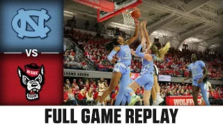 North Carolina vs. NC State Full Game Replay | 2023-24 ACC Women’s Basketball