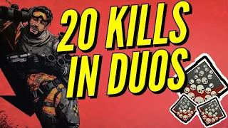 20 Kills in DUOS with Mirage - APEX LEGENDS PS4