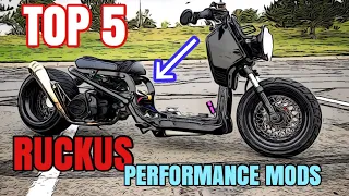 TOP 5 Honda Ruckus performance mods [STEP BY STEP]