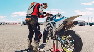 Я мчу на SUPERMOTO 5 | Гонки в Белгороде