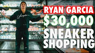 RYAN GARCIA  BUYS EVERY PERSON IN THE STORE FREE SHOES AND SPENDS $30,000 !!!