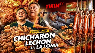 LECHON Street Food & CHICHARON sa LA LOMA QUEZON CITY | RYAN'S Native Lechon Baboy Story | TIKIM TV