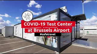 COVID-19 Test Center at Brussels Airport