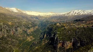 Lebanon - Qadisha Valley - the most beautiful place in the world? 4K drone footage