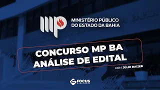 Concurso MP BA 2022 | Análise de edital com professor Júlio Raizer
