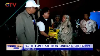 Partai Perindo Salurkan Bantuan untuk Korban Gempa Cianjur #BuletiniNewsPagi 24/11