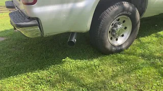 4inch straight pipe on 7.3 powerstroke