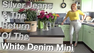 Silver Jeans & Return Of The White Denim Mini