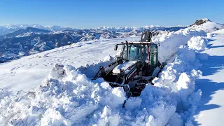 Snow Surpasses the Size of the Machine! | Hidromek K4 Supra