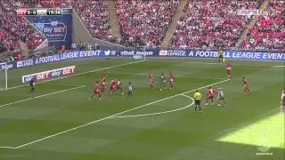 leyton orient vs Rotherhamunited league one playoff 2014 final first half 25/05/2014