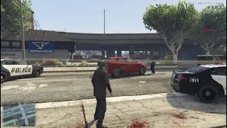 GTA 5 - Fort Zancudo Military base Tank Rampage