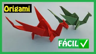 ▷ Cómo hacer un 🐲 DRAGÓN en Origami FÁCIL | Papiroflexia PASO A PASO✅