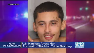 U.S. Marshals arrest man accused of Stockton triple shooting