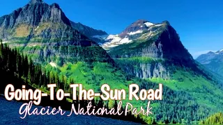 4k Scenic Drive Going-To-The-Sun Road/ The Weeping Wall GLACIER NATIONAL PARK MONTANA/ Food & Travel