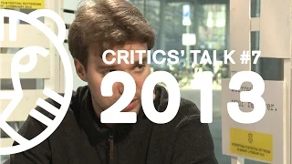Critics' Talk #7: David Verbeek (How to Describe a Cloud)