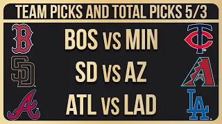 MLB Picks and Predictions Today 5/3/24 | MLB Picks Today 5/3/2024