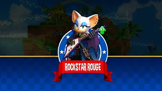 Sonic Dash - Rockstar Rouge New Character Unlocked Update defeat All Bosses Zazz Eggman Run Gameplay