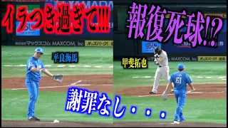 報復死球!?甲斐拓也にイラつき過ぎて故意に死球を当てて謝らない平良海馬・・・【埼玉西武ライオンズ】