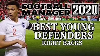 Football Manager 2020 - Best young right defenders | FM20 - defender wonderkids right side backs