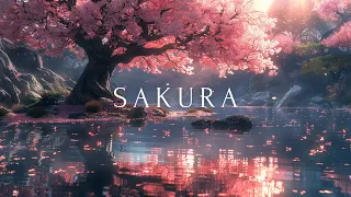 Japanese Zen Music｜Chill out under Sakura｜Koto, Flute, Shamisen for Meditation, Study, Sleep