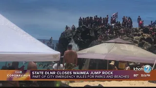 Large groups push state to immediately close down popular  Waimea rock jumping spot