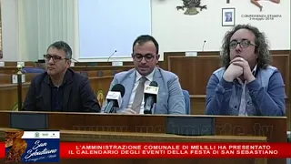 Melilli - Festa San Sebastiano 2018 - Conferenza stampa degli eventi
