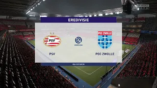 PSV vs PEC Zwolle | Eredivisie (16/10/2021) | Fifa 21