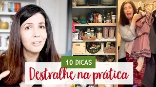 10 Dicas para destralhar a casa na prática | Chega de entulhos! • Lu Azevedo