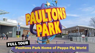 Paultons Park Full Walkthrough | Every Area, Ride and Attraction (March 2022) [4K]