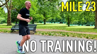 Running a MARATHON with NO TRAINING!