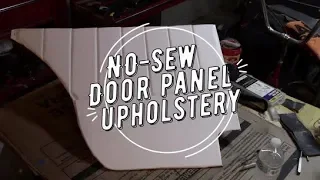 No Sew Door Panel Upholstery