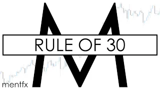 rule of 30: Simple FOREX Strategy (Master ANY Timeframe) - mentfx