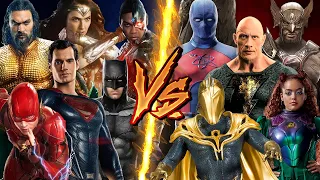 Justice League VS Justice Society - Who Will Win? | DCEU BATTLE ARENA