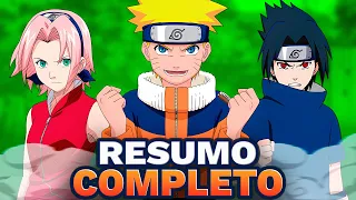 RESUMO DE NARUTO CLÁSSICO COMPLETO